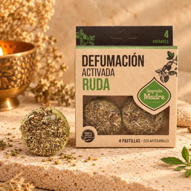 Pastilla de incienso de Ruda - Sagrada Madre