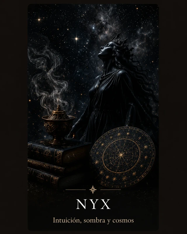 Nyx · Intuición, sombra y cosmos