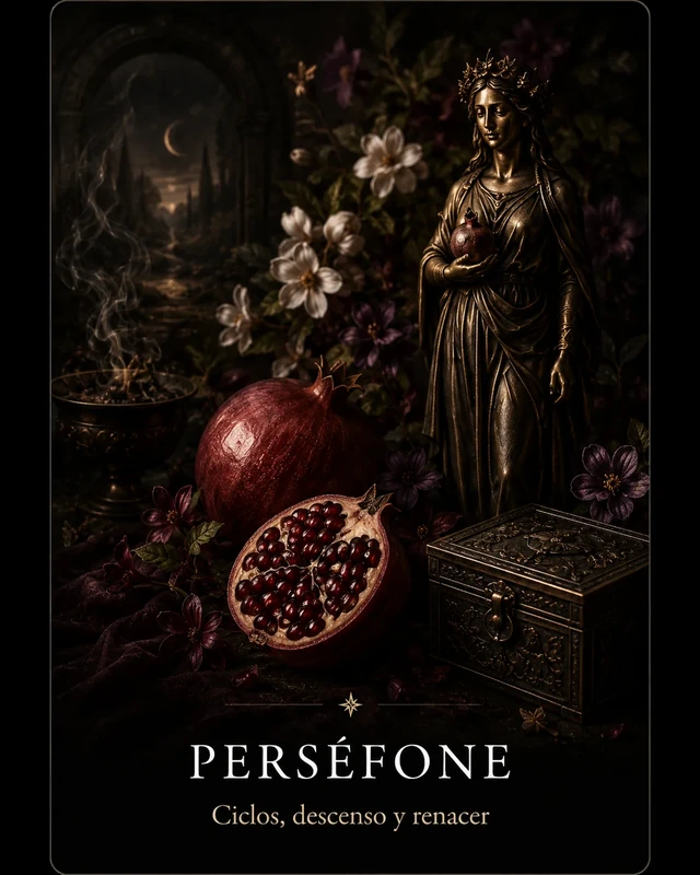 Perséfone · Ciclos, descenso y renacer