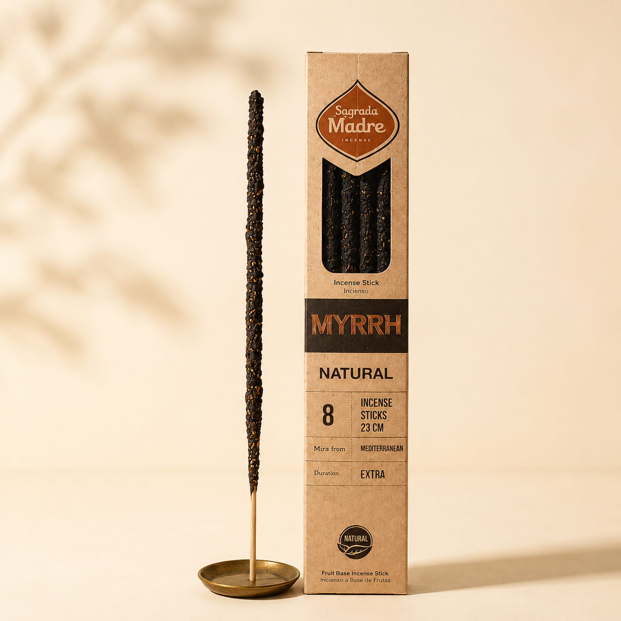 Incienso Natural Mirra y Palo Santo